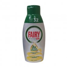 ژل ماشین ظرفشویی فیری مدل پلاتینیوم 650 میلی لیتر رایحه لیمو