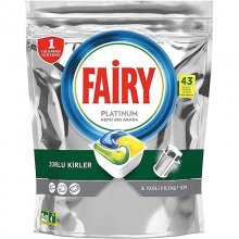 قرص ماشین ظرفشویی فیری مدل پلاتینیوم بسته 43 عددی