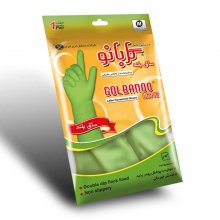 دستکش آشپزخانه گل بانو مدل ساق بلند سایز بزرگ (L)