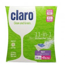 قرص ماشین ظرفشویی کلارو بسته 24+8 عددی
