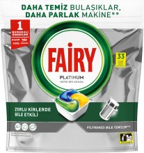 قرص ماشین ظرفشویی فیری مدل پلاتینیوم بسته 33 عددی